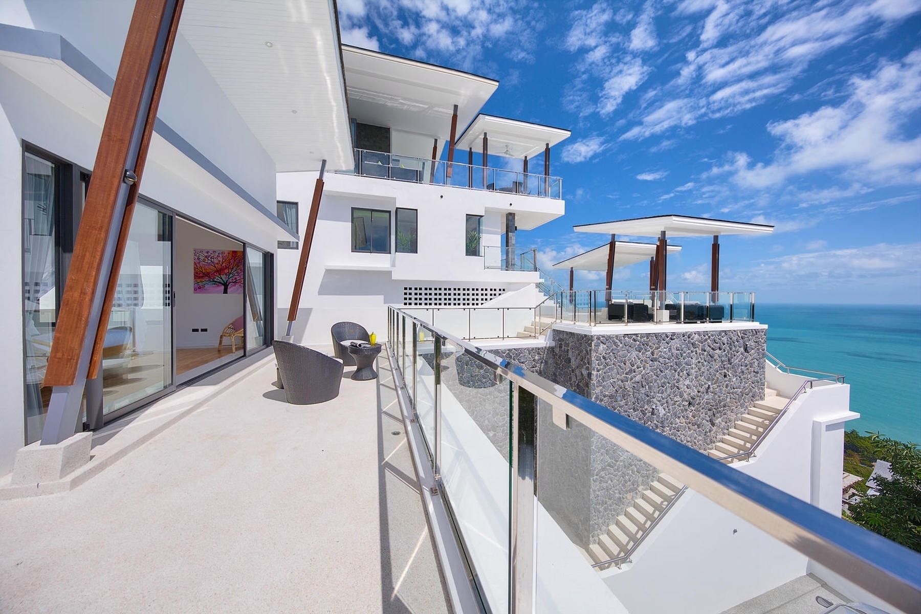 Современная 4 спальная вилла с панорамным видом на море - Фото 8